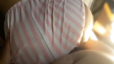 Big-bootied virgin girl having her first time in doggy style POV. Real amateur sex, real couples, real teen couple