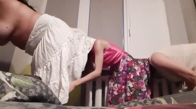 Hot lesbian threesome by the window - IkaSmokS