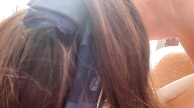 Three girlfriends have a threesome fuck blindfolded - Ikasmoks
