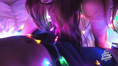 Best Christmas blowjob ever cumshot over mouth
