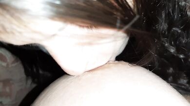 I caught my neighbor masturbating, but she saw and fucked me - Lesbian_illusion