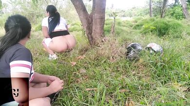 I fuck my friend in the bush