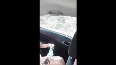 I masturbate in my boyfriend's car and he makes a video.