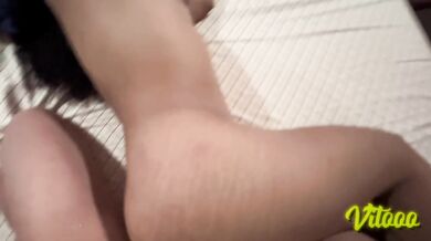 I take my friend to the hotel to have sex - natural body