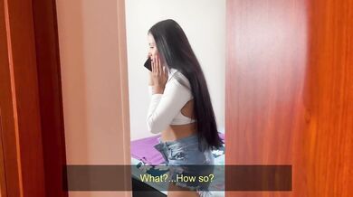 Naty Delgado Caught Her Sexy Stepsister Hanna Daviss Heartbroken and Helps her Relax!