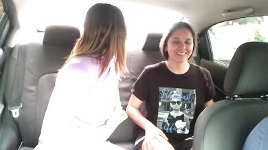 I ask my hot friends to masturbate and show their tits