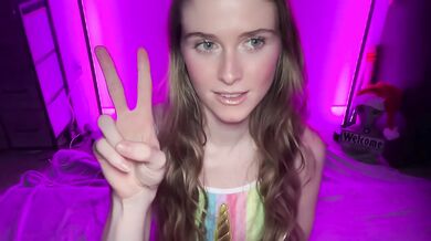 shy skinny college girl does first naughty live stream