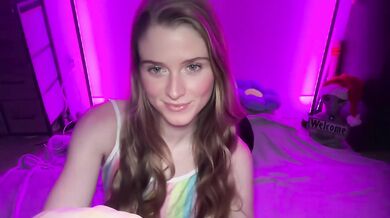 shy skinny college girl does first naughty live stream