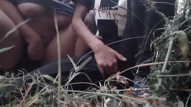 After our stepmother caught us and left, we mutually masturbated each other (part 2) - IkaSmokS