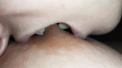 Lesbian threesome with licking, sucking and biting nipples - Lesbian_illusion