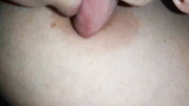 Lesbian threesome with licking, sucking and biting nipples - Lesbian_illusion