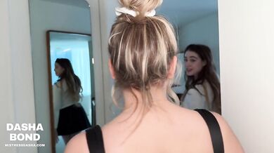 Rosie Rider cheats on her boyfriend to orgasm on my strap-on!