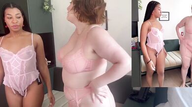 See Thru Lingerie Try On Haul ft. PlantGal