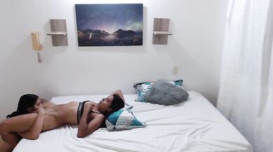 I have sex with my horny girlfriend at my stepdad's house.