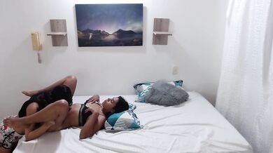 I have sex with my horny girlfriend at my stepdad's house.