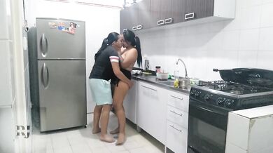 He me while I was preparing breakfast