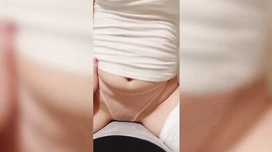 I can feel her warm clit