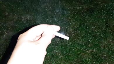 First we smoked cigarettes, and then we mutually masturbated - IkaSmokS
