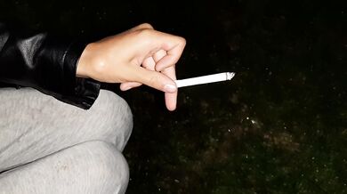 First we smoked cigarettes, and then we mutually masturbated - IkaSmokS