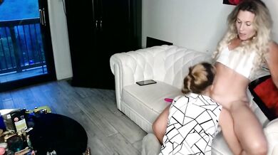 Full Of Surprises: Surprise dildo fuck