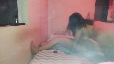 double fun: 69 and face sitting on her pierced tongue