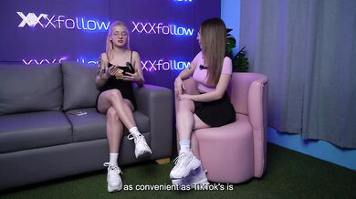 XXXfollow #1 Emma Fiore & Dani Ortiz- JOI, sloppy blowjob, besos calientes y grandes tetas- Podcast