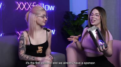 XXXfollow #1 Emma Fiore & Dani Ortiz- JOI, sloppy blowjob, besos calientes y grandes tetas- Podcast