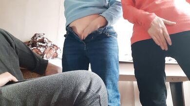 Three of us masturbate in our clothes and cum over and over again - IkaSmokS