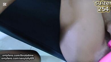 Horny babe seduces her roommate until she made her cum so hard