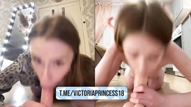 Posing for the camera in the kitchen ended in a passionate orgasm