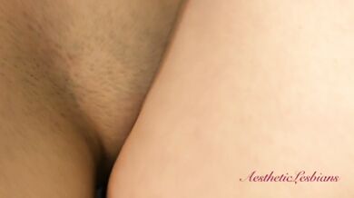Aesthetic Lesbians pussy to pussy
