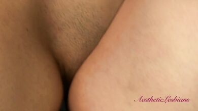 Aesthetic Lesbians pussy to pussy