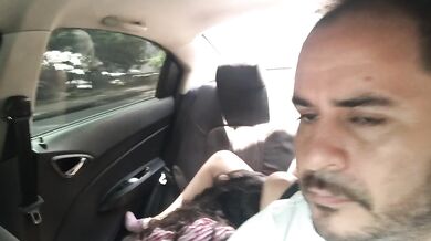 Hot girls make videos in my car for their boss