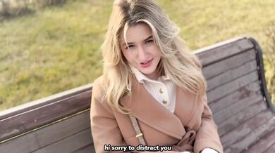 I met a hot girl in the park and offered to have sex for money- ViXXXie Rox