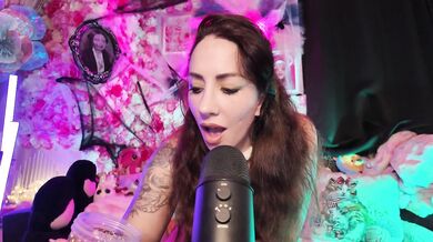 ASMR Slime collant sur mes mains