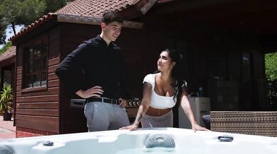 INFLUENCER FUCKS REAL ESTATE AGENT AND LET HIM CUM IN HER ASS - YASMINA KHAN