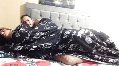 I fuck a chubby blonde in my bedroom