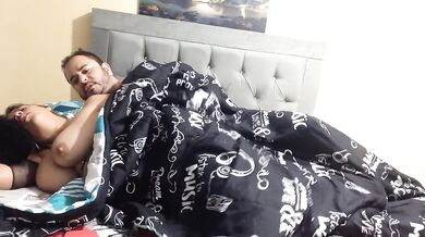 I fuck a chubby blonde in my bedroom