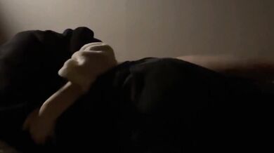Japanese lesbian Sakuno's cute buttocks are attacked from behind.