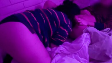my mom's young friend came to see us and we shared bed PART II