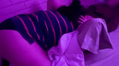 my mom's young friend came to see us and we shared bed PART II