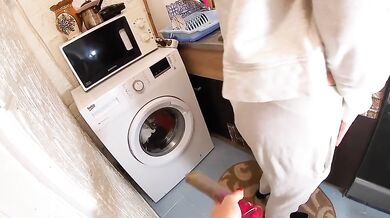 Naughty Student Lures the other into the kitchen to fuck Her Perv Ass - With IndecentAlice