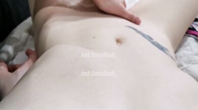 Jerking off my friends wet pussy
