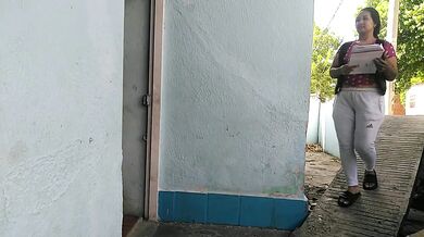 I fuck a civil servant while she asked me some questions about my home