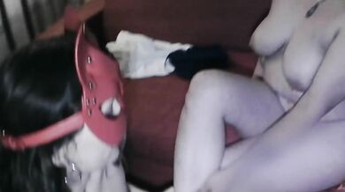 Mazzy and Tawny chat, get each other naked, and check out each other's pussies