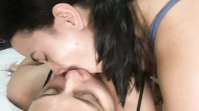 lesbian girl fucks my throat with her huge tongue