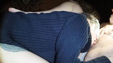 Quick romantic sex of a real lesbian couple - IkaSmokS