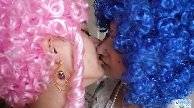 Two French Nobles licking pussies - LESBIAN ROLEPLAY