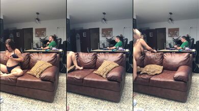 My neighbor and my girlfriend have sex in front of me