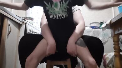 I fucked my ex girlfriend in the kitchen while my new girlfriend was in the bathroom - IkaSmokS